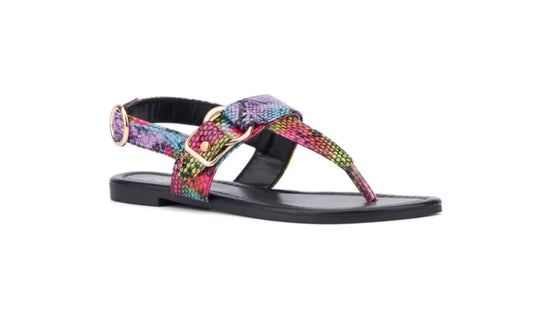 Colorful thong sandals